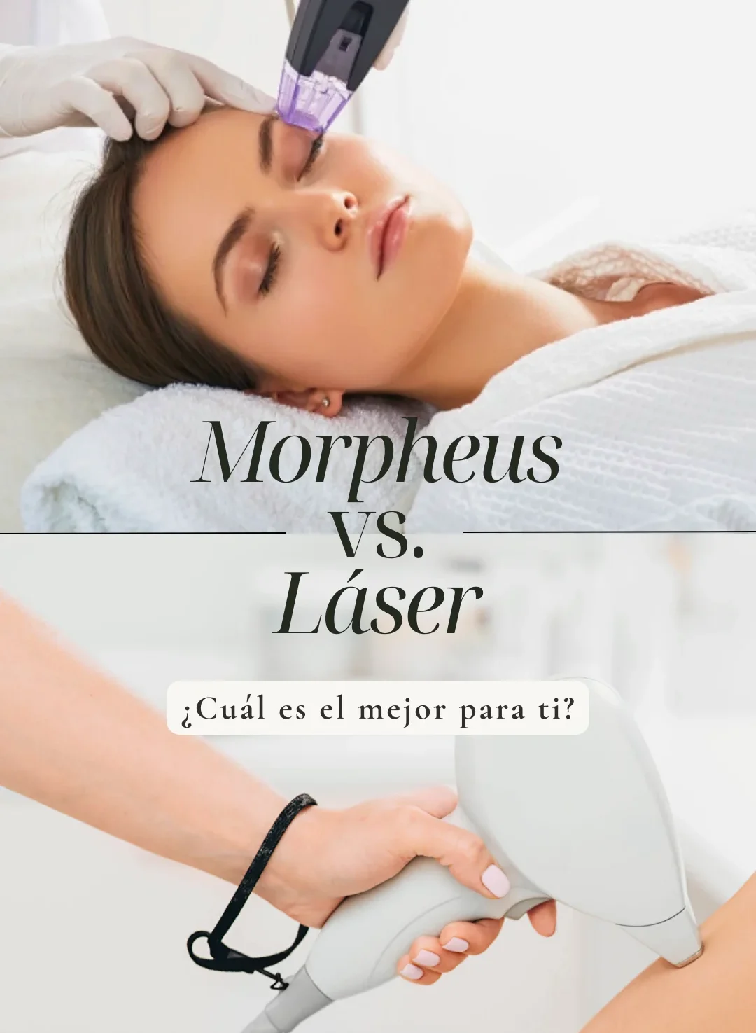 Morpheus8 vs láser facial